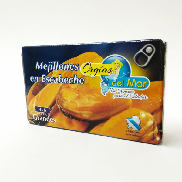 Mejillones en Escabeche Orgías del Mar 4/6pz